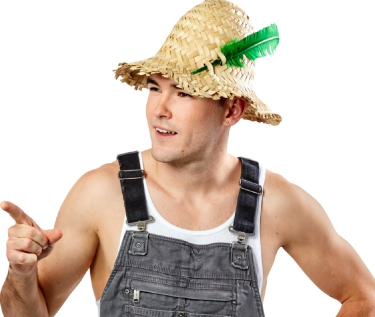 Hat Hillbilly Straw