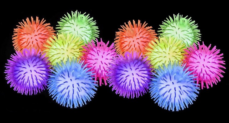 Light-up Puffer Ball 5in Asst