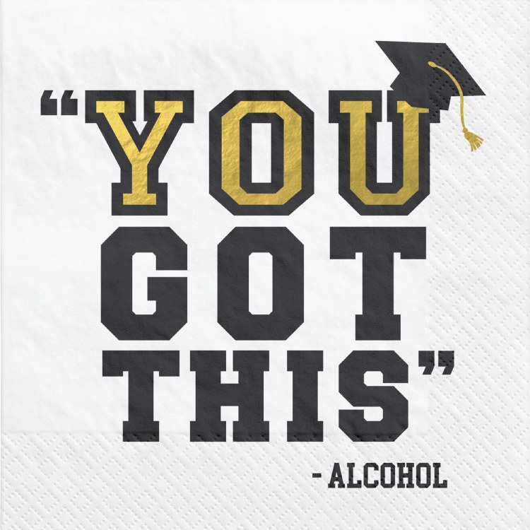 You Got This Grad Bev Napkins