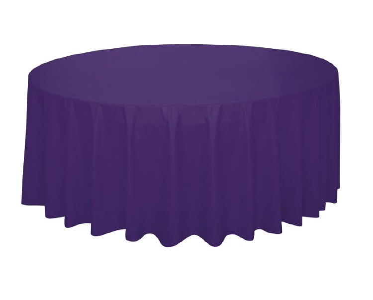 Deep Purple Round Tablecover