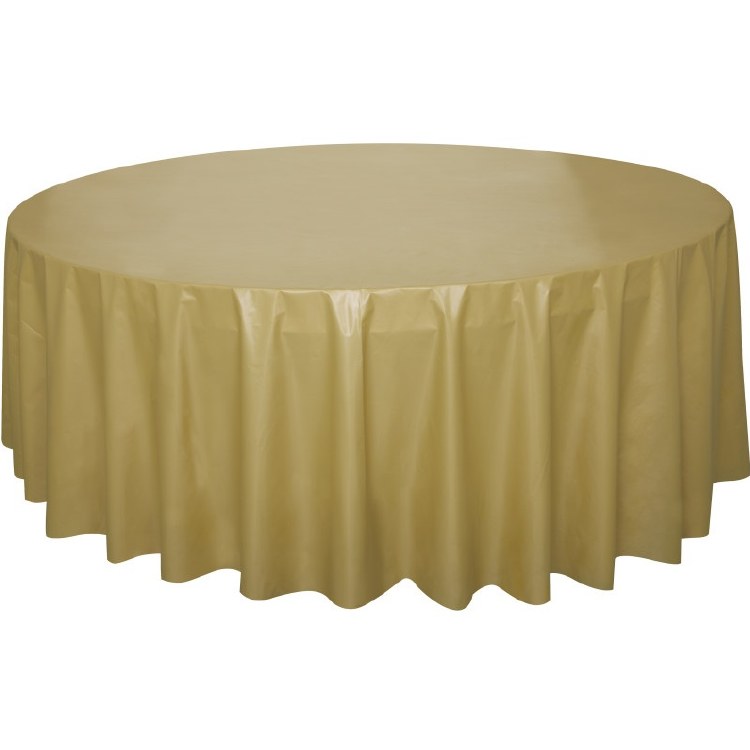 Gold Round Tablecover