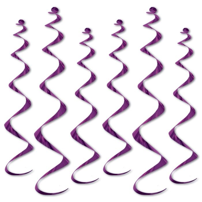 Twirly Whirls Purple