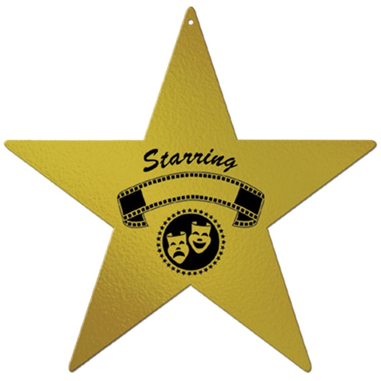 Cutouts Award Night Star Gold