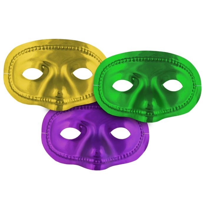 Eyemask Plastic Purple Asst