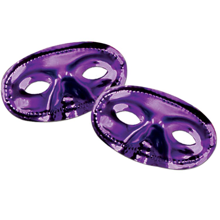 Eyemask Plastic Purple Asst