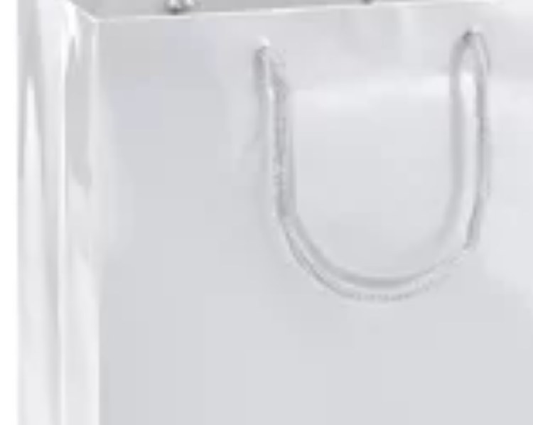 Gift Bag Lrg White