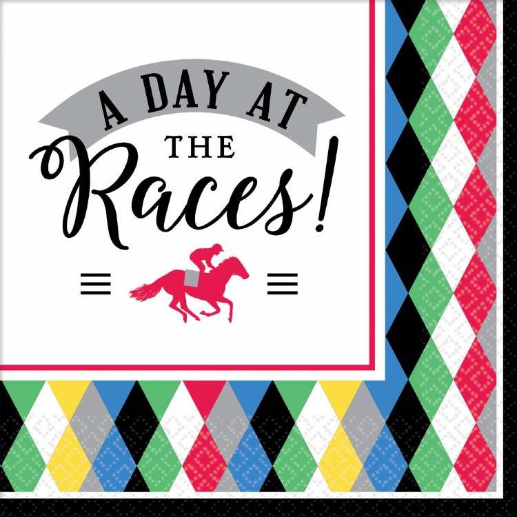 Derby Day Beverage Napkins