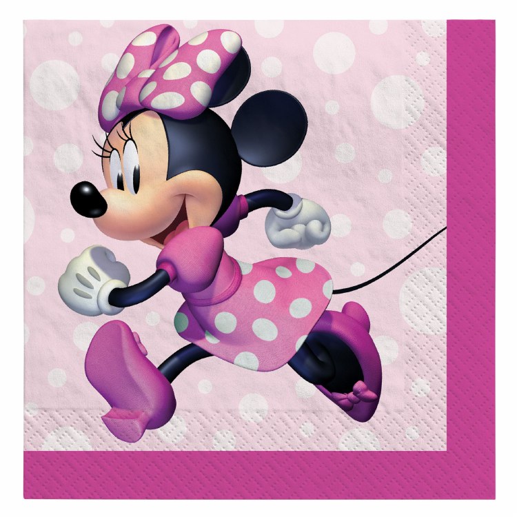 Minnie Mouse Forever Beverage Napkins • 16 Count