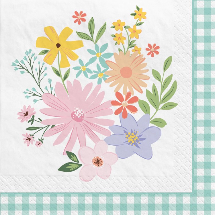 Springtime Bloom Bev Napkins