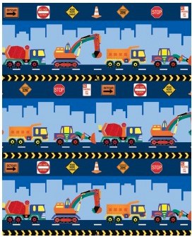 Gift Wrap Construction Zone