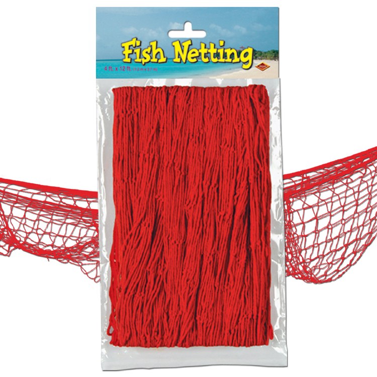 Fish Netting Red