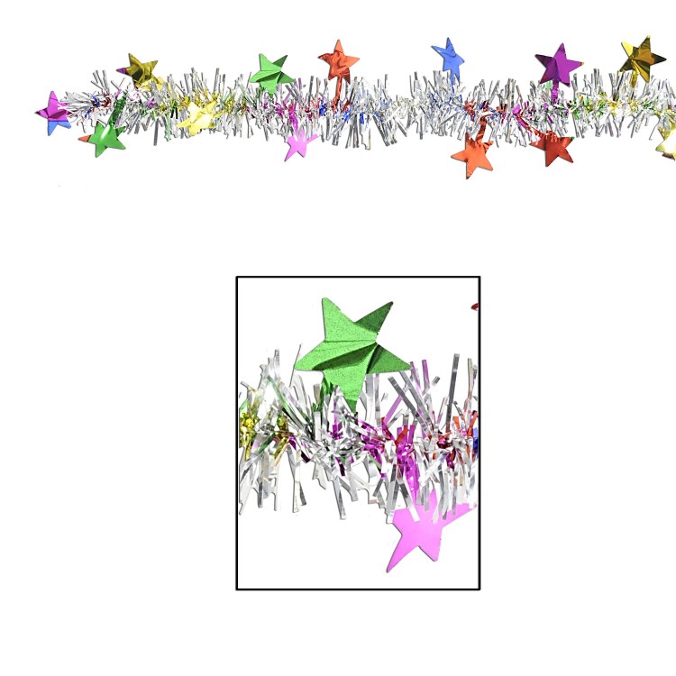 Garland Met Star Fringe Multi