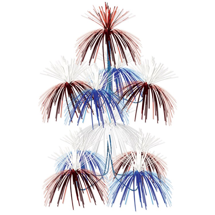 Chandelier Firework RWB