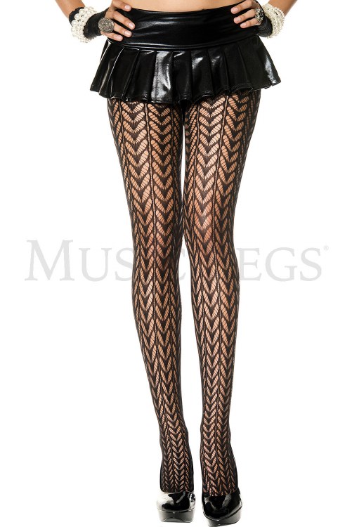 Pantyhose Mesh Feather Design