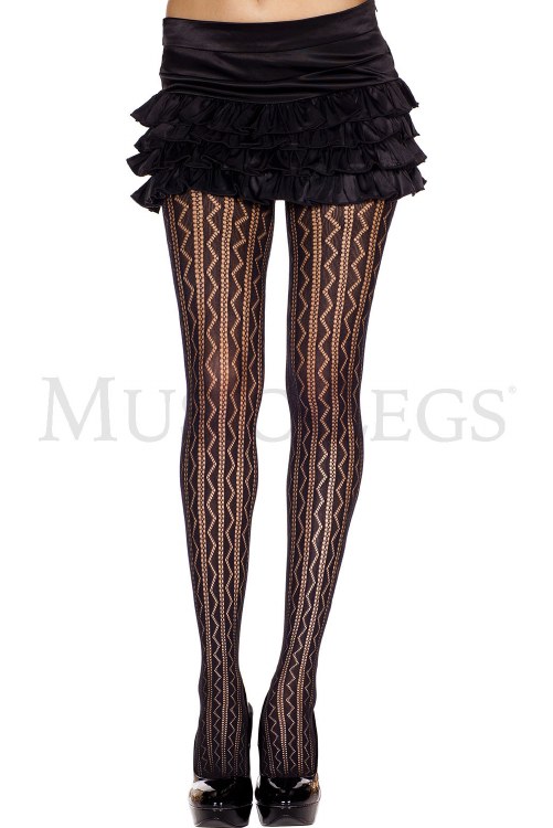 Pantyhose Zig Zag Stripe