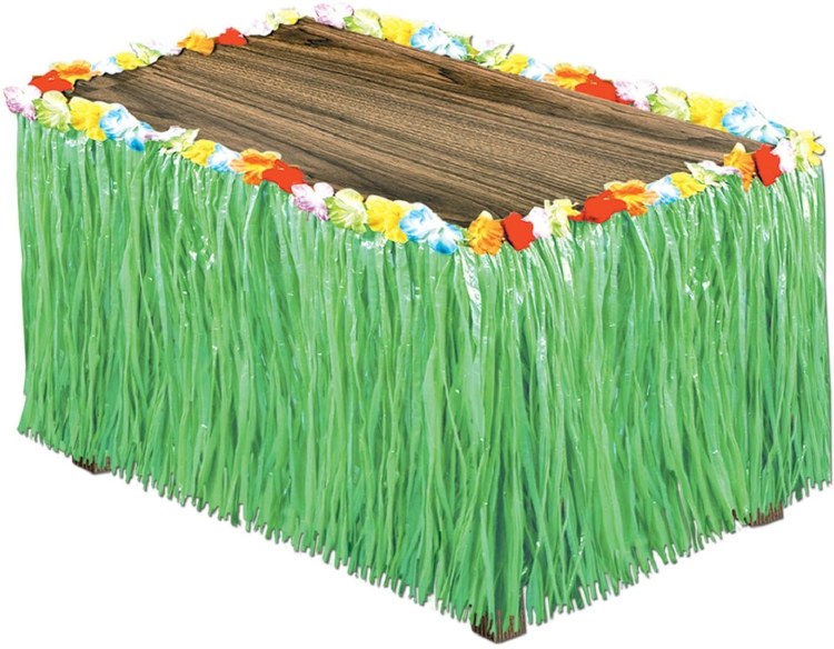 Luau Tableskirting Green