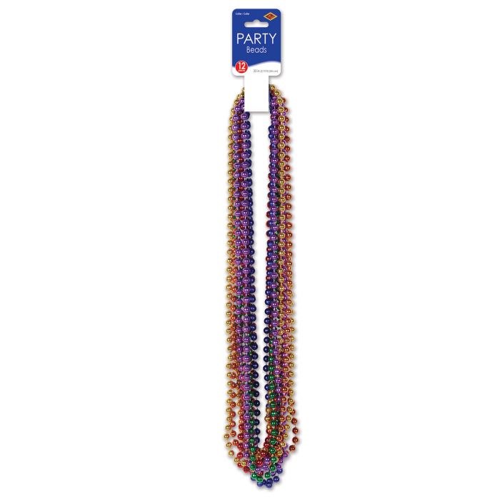 Beads Party Assorted Colors 12ct