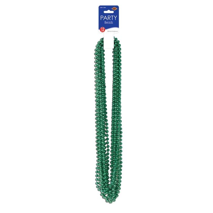 Beads Party Sm Round Green