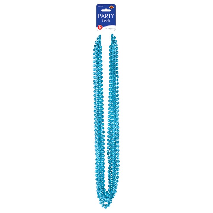 Beads Party Sm Rnd Turquoise