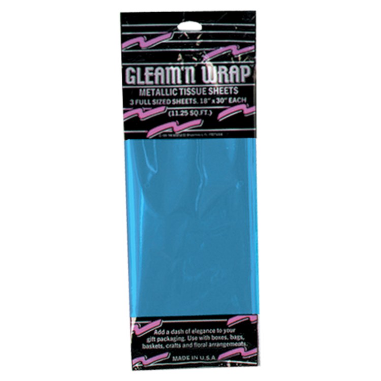 Gleam Wrap Metallic Sheets Blu