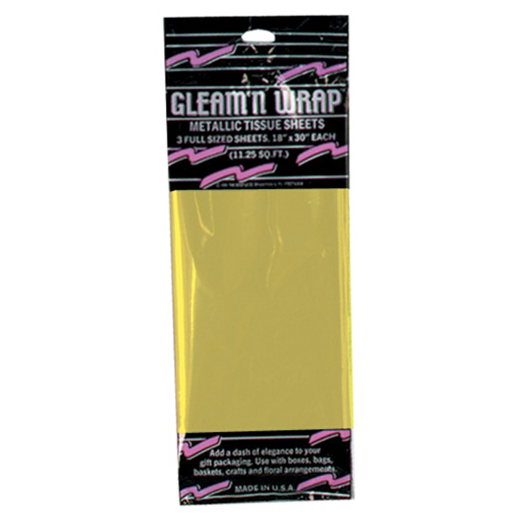 Gleam Wrap Metallic Sheets Gld
