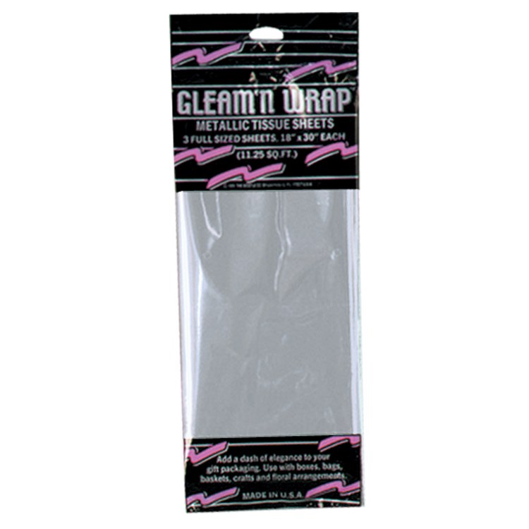 Gleam Wrap Metallic Sheets Slv