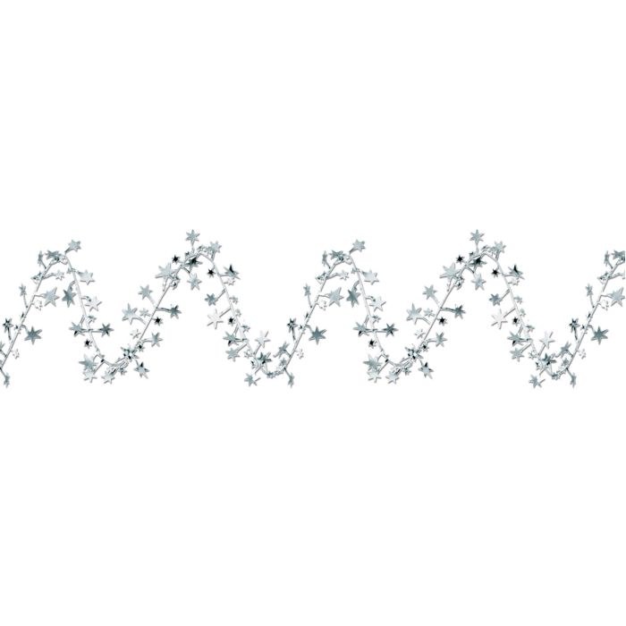Garland Stars Silver 25ft