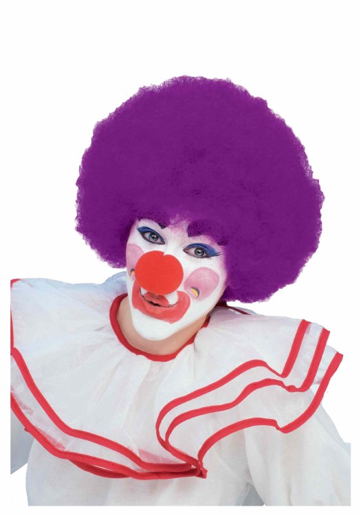Wig Ht Purple Clown