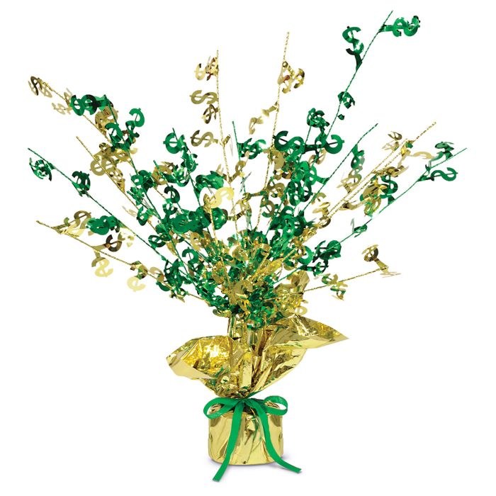 Dollar Sign Centerpiece