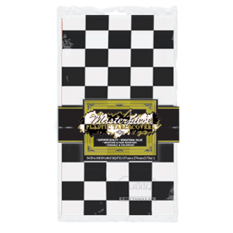 Tablecover Checkered B/W