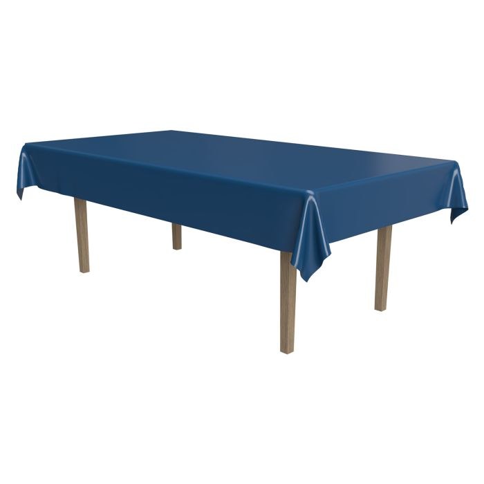 Navy Plastic Tablecover
