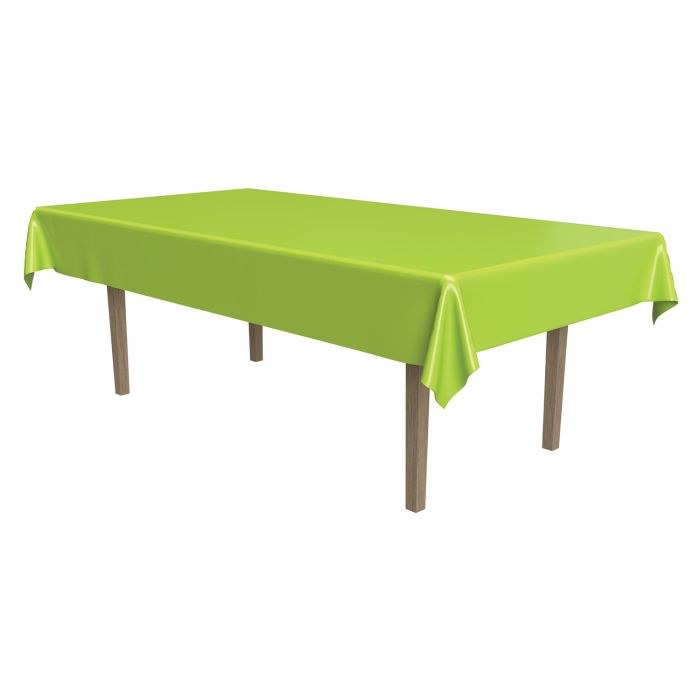 Lime Green Plastic Tablecover