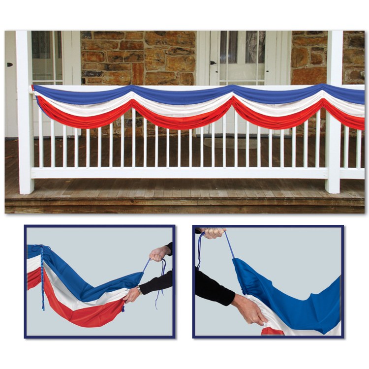 Bunting Red/White/Blue Fabric