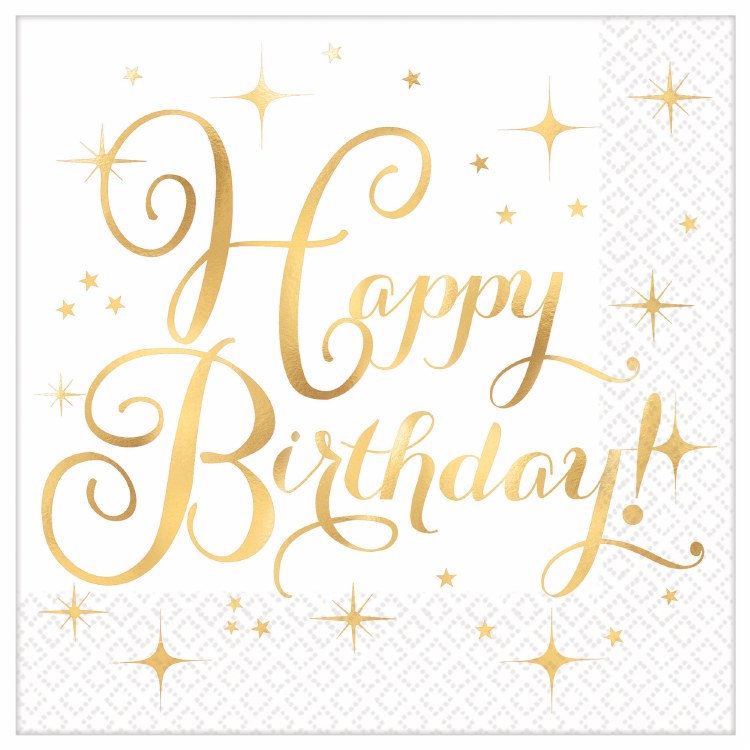 Gold Birthday Lun Nap