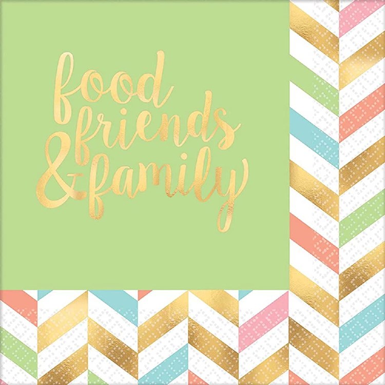 Eat, Drink &amp; Be Happy Lunch Napkis ~ 16 Count