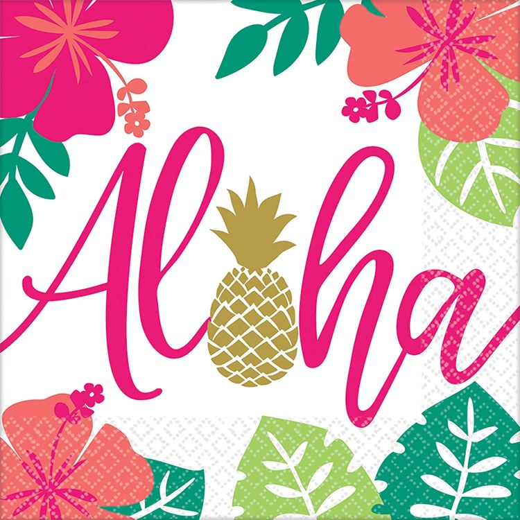 Aloha Pineapple Lunch Napkins