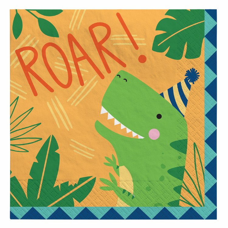 Dino-Mite Party Lunch Napkins 16ct