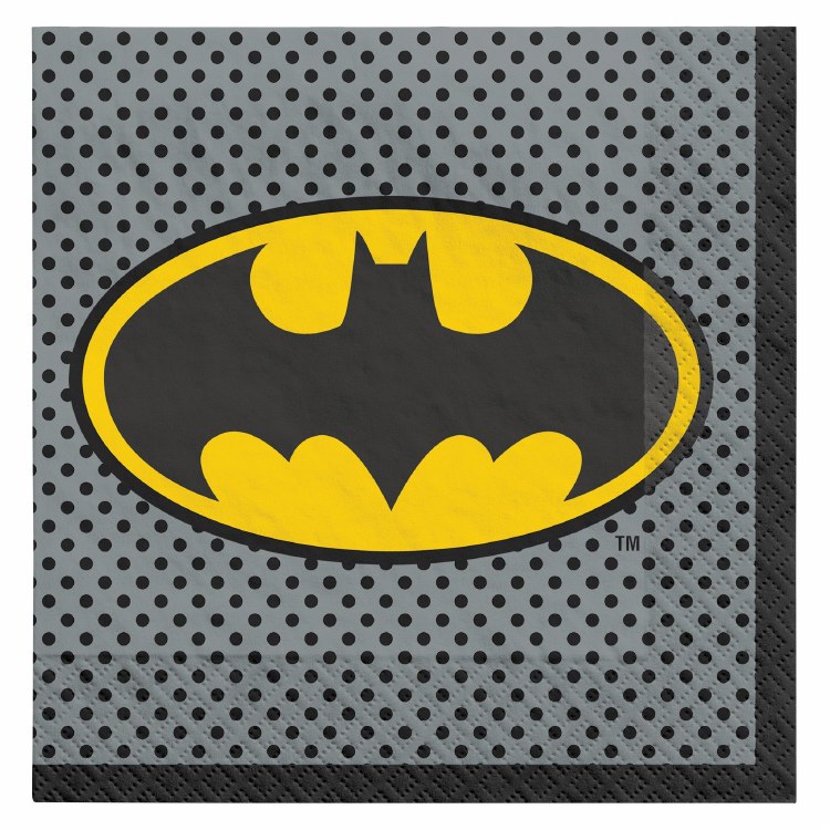 Batman Lunch Napkins 16ct