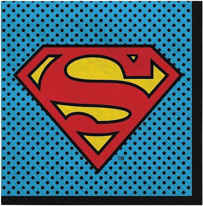 Superman Heroes Lunch Napkins