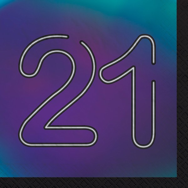 Finally 21 Lunch Napkins 16ct