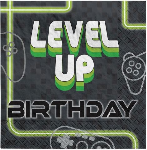 Level Up Luncheon Napkins