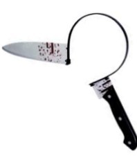 Knife Thru Head Headband