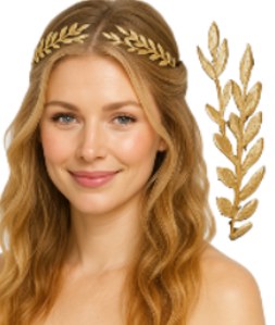 Laurel Wreath Headband Gold