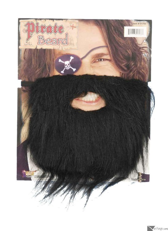 Beard Pirate Black