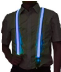 Suspenders LED Blue
