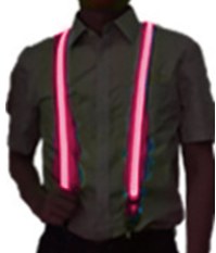 Suspenders LED Pink