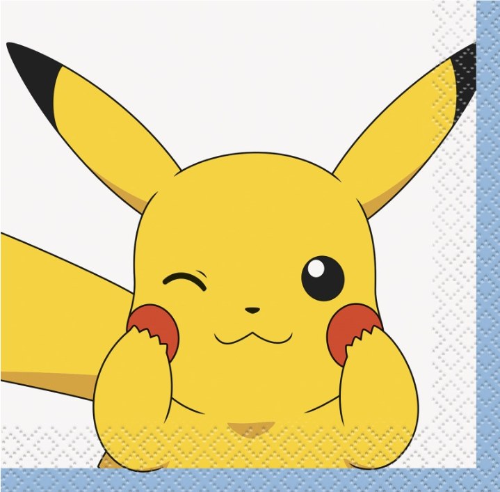 Pokemon Bev Napkin 16ct