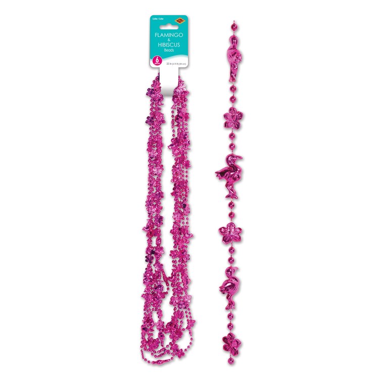 Beads Hibiscus &amp; Flamingos