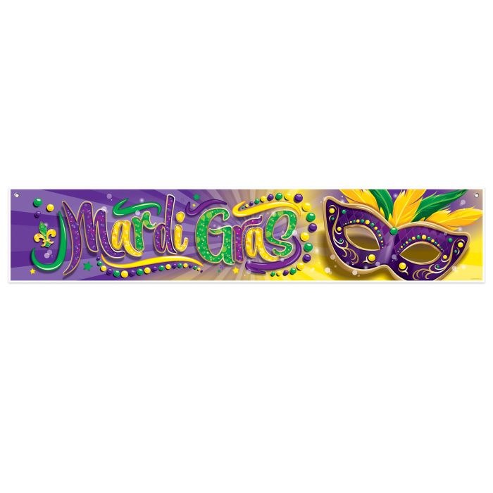 Mardi Gras Vinyl Banner