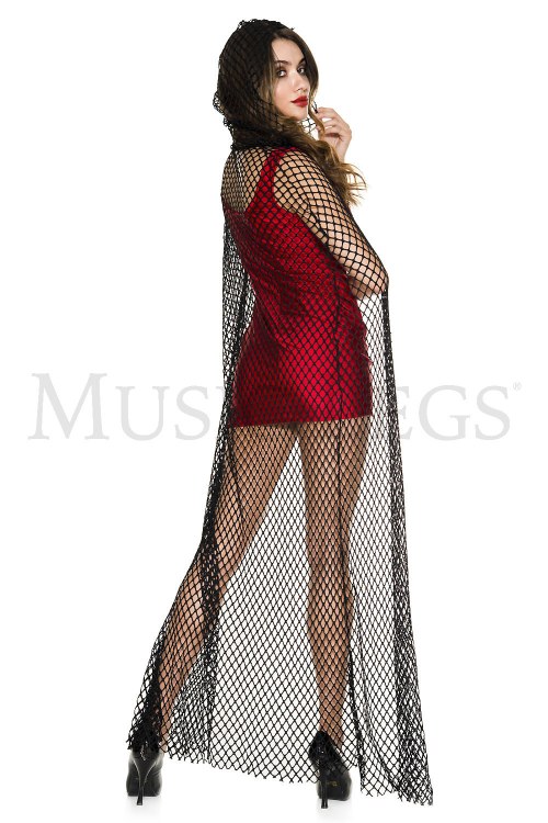 Fishnet Cape w/ Hood
